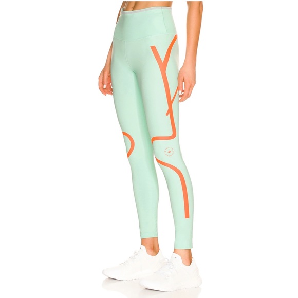 Adidas by Stella McCartney Pants - ADIDAS BY STELLA MCCARTNEY | Truepace Contrast Stripe Tights | Sz XS